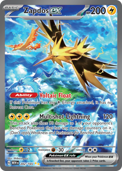 Électhor-ex Special Illustration Rare 202 sur 165, exemplaire gradé de démonstration